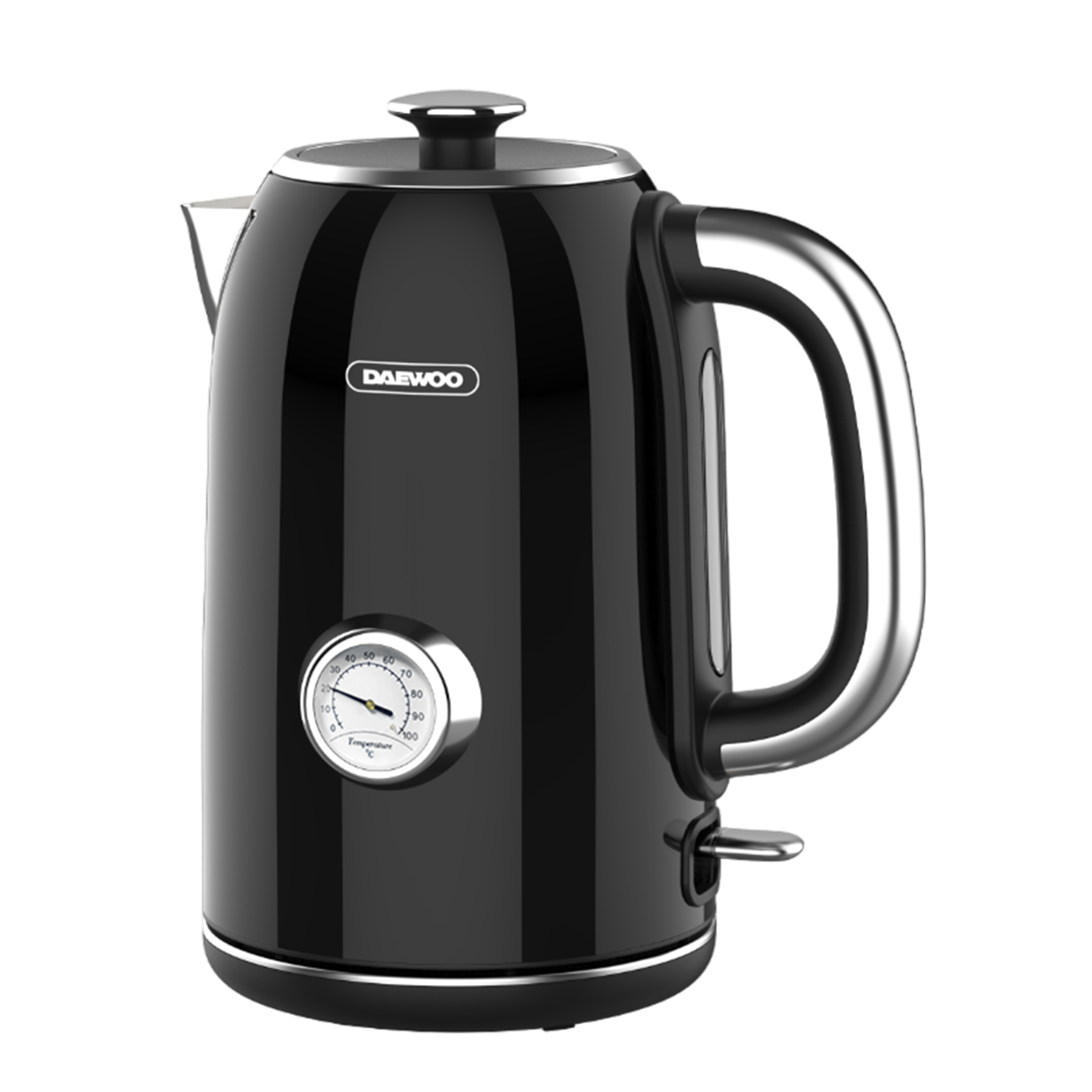 Batch 2 Product Photos with Daewoo Logo 1.7L Retro Style Electric Kettle - DEK-17LBK